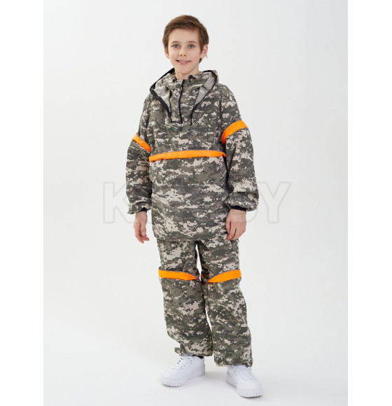 Костюм летний детский HUNTSMAN Антигнус Светлый пиксель128/2 36-38/134-140 ткань Твил-Пич
