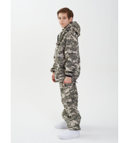 Костюм летний детский HUNTSMAN Антигнус Светлый пиксель128/2 36-38/134-140 ткань Твил-Пич