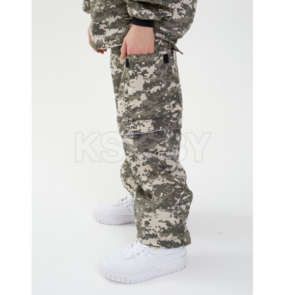 Костюм летний детский HUNTSMAN Антигнус Светлый пиксель128/2 36-38/134-140 ткань Твил-Пич