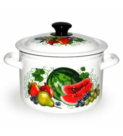 Кастрюля цилиндрическая КМЗ (5,0л) 41804-162/6 Восточные дары бел.