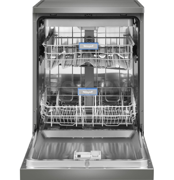 Посудомоечная машина Weissgauff DW 6038 D Dual Wash Silver (DW6038DDualWashSilver) 
