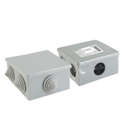 Коробка распаячная ОП 80х80х40 мм, крышка, IP44, 6  входов TDM SQ1401-1235