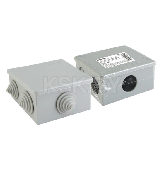 Коробка распаячная ОП 80х80х40 мм, крышка, IP44, 6  входов TDM SQ1401-1235 (SQ1401-1235) 