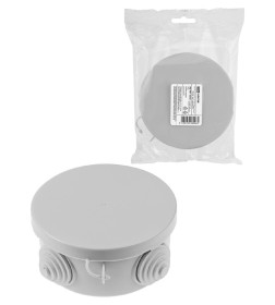 Коробка распаячная ОП 85х40 мм, крышка, IP54, 4 входа TDM SQ1401-0502