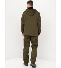 Костюм летний HUNTSMAN Антигнус Эконом Хаки 56-58/182-188 ткань Смесовая Рип-Стоп