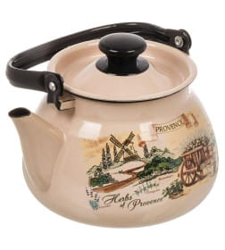 Чайник сферический КМЗ (3,0л) 42115-123/6 Травы Прованса пудра