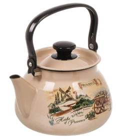 Чайник сферический КМЗ (3,0л) 42115-123/6 Травы Прованса пудра