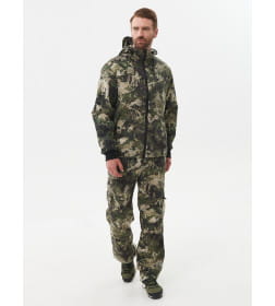 Костюм летний HUNTSMAN Тайга-3 Зеленый Питон 44-46/182-188 ткань Твил-Пич