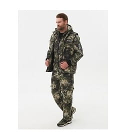 Костюм летний HUNTSMAN Тайга-3 Зеленый Питон 44-46/182-188 ткань Твил-Пич