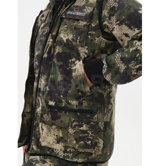 Костюм летний HUNTSMAN Тайга-3 Зеленый Питон 44-46/182-188 ткань Твил-Пич