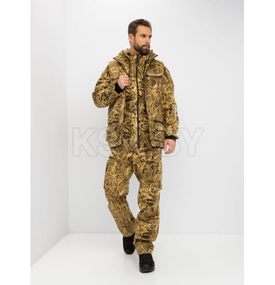 Костюм летний HUNTSMAN Тайга-3 Камыш 56-58/182-188 ткань Твил-Пич