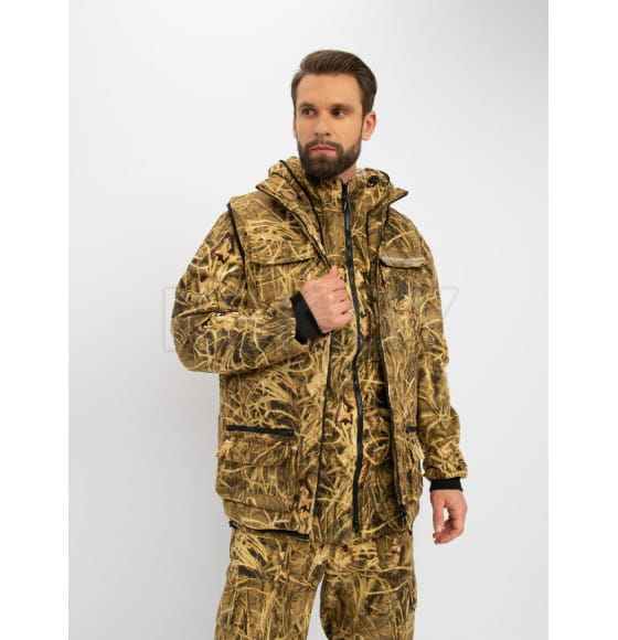 Костюм летний HUNTSMAN Тайга-3 Камыш 56-58/182-188 ткань Твил-Пич