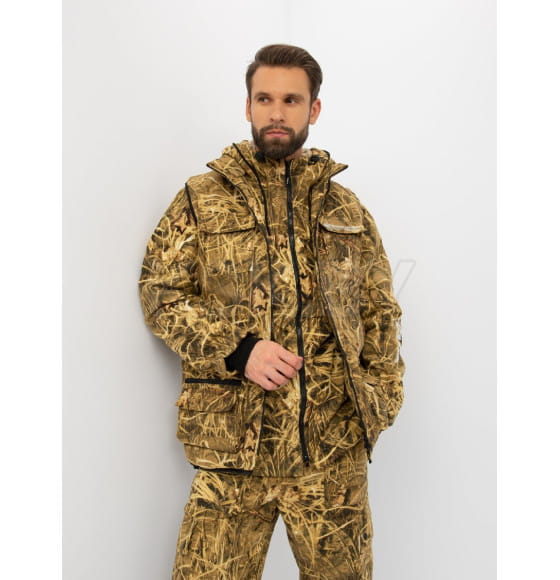 Костюм летний HUNTSMAN Тайга-3 Камыш 56-58/182-188 ткань Твил-Пич