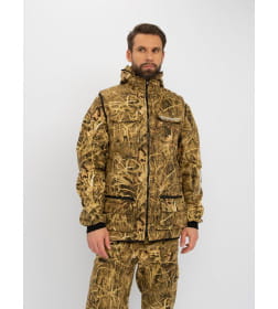 Костюм летний HUNTSMAN Тайга-3 Камыш 56-58/182-188 ткань Твил-Пич