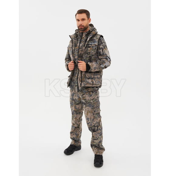 Костюм летний HUNTSMAN Тайга-3 Лабиринт 48-50/182-188 ткань Твил-Пич