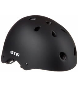 Шлем STG, модель MTV12, размер S (53-55) cm черный, с фикс застежкой, Х89049