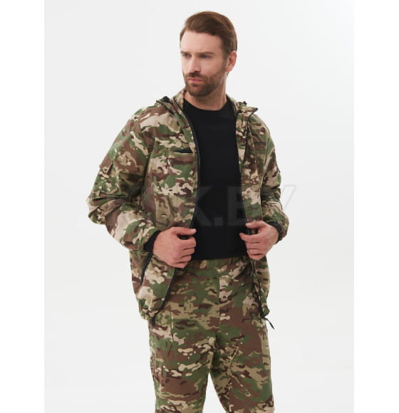 Костюм летний HUNTSMAN Стрелок Антимоскит Мультикам 52-54/170-176 ткань Сорочка Смесовая