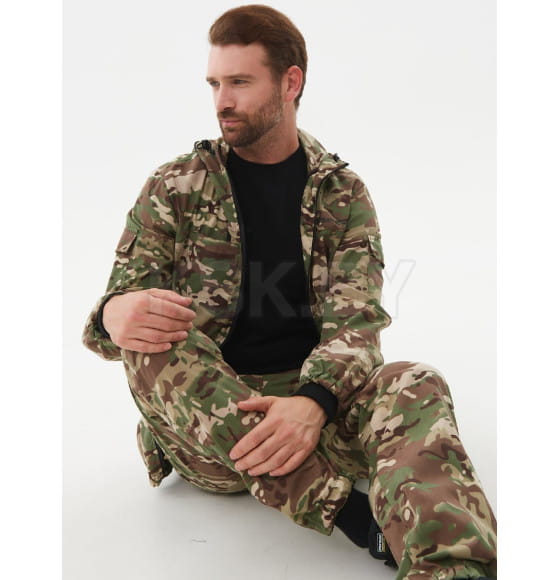 Костюм летний HUNTSMAN Стрелок Антимоскит Мультикам 52-54/170-176 ткань Сорочка Смесовая