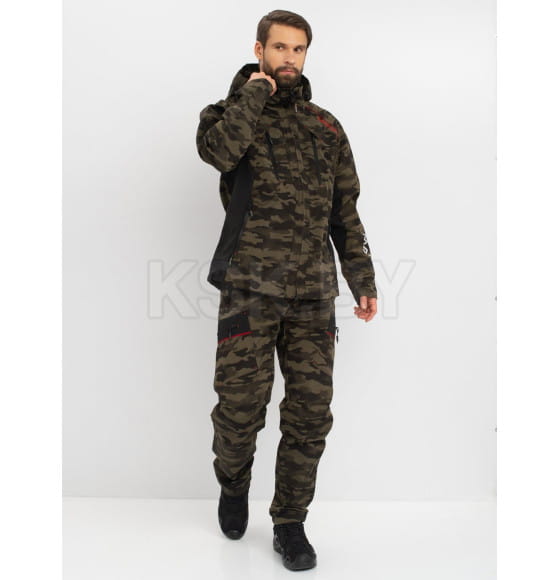 Костюм летний HUNTSMAN Матрица КМФ DJIN 52-54/170-176 ткань Смесовая Рип-Стоп