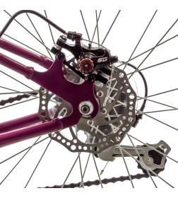 Велосипед NOVATRACK 24" JENNY сталь 14'', пурпурный, 6 скор. TY21/TS-38/TZ500/SG-6S, диск.торм STG