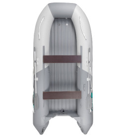 Надувная лодка GLADIATOR E350S темносерый (2)