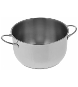 Кастрюля Amet (8,0л) 1С 2384 "Классика-Прима" ТРС-3 (прутковые ручки, метал. крышка)