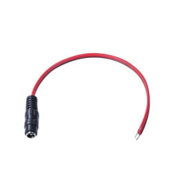 Разъем питания гнездо 2.1х5.5 с проводом 20 см REXANT 14-0310