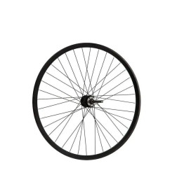 Колесо заднее 27.5", SF-A210R, 32 отверстия, эксцентрик, под диск (6 болтов), под трещотку 6/7 скоростей, обод YKL-D24, чёрный