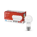 Лампа светодиодная LED-A60-VC 4PACK 10Вт 230В Е27 6500К 950Лм (упак. 4 шт.) IN HOME 4690612047652 (4690612047652) 