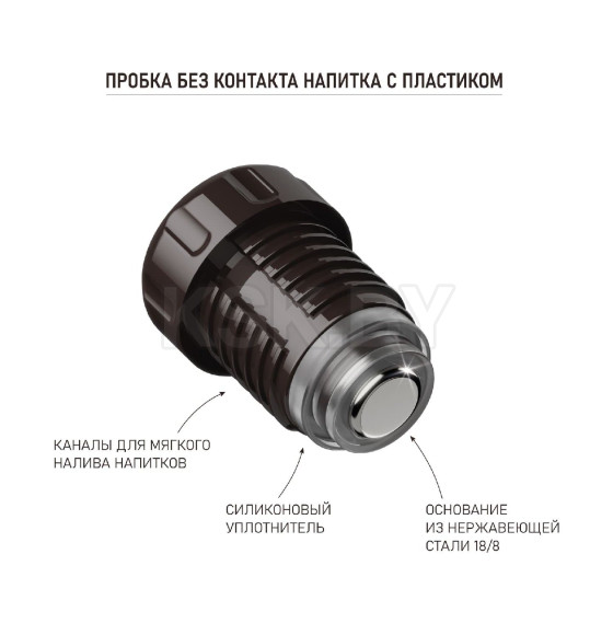Термос БИОСТАЛЬ-ЭКСТРИМ BST-M 1,2 л (матовый)
