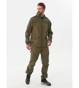 Костюм летний HUNTSMAN Горка-Люкс Хаки 56-58/170-176 ткань Ravena