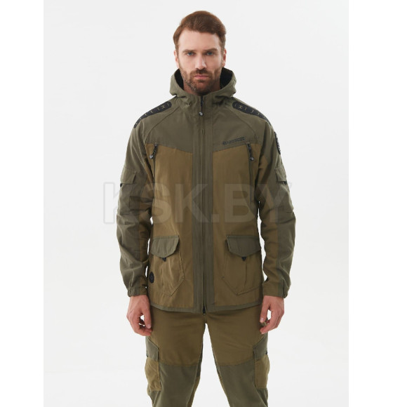 Костюм летний HUNTSMAN Горка-Люкс Хаки 56-58/170-176 ткань Ravena