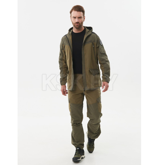 Костюм летний HUNTSMAN Горка-Люкс Хаки 56-58/170-176 ткань Ravena