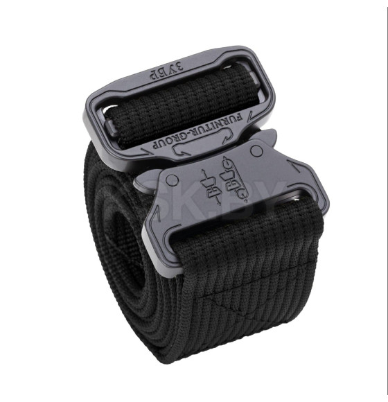 Ремень тактический FG Black 140/38 (Полиамид/Черный) (290023) 
