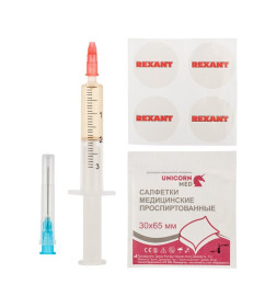 Смазка для кулеров (вентиляторов) SX-3 шприц 2 мл REXANT 09-3983