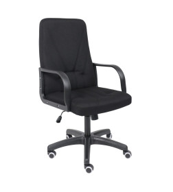 Кресло поворотное МЕНЕДЖЕР PL, Leto 70 черная ткань