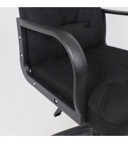 Кресло поворотное МЕНЕДЖЕР PL, Leto 70 черная ткань