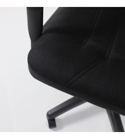 Кресло поворотное МЕНЕДЖЕР PL, Leto 70 черная ткань