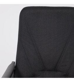 Кресло поворотное МЕНЕДЖЕР PL, Leto 70 черная ткань