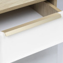 Ручка мебельная Geos накладная 320/400,брашированное золото (112930) 