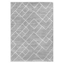 Покрытие напольное тафтинговое (0,6х1) SOFT (3084-GREY-WHITE) (3084-GREY-WHITE)