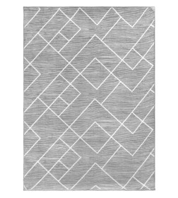 Покрытие напольное тафтинговое (0,6х1) SOFT (3084-GREY-WHITE)