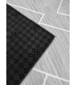Покрытие напольное тафтинговое (0,6х1) SOFT (3084-GREY-WHITE)