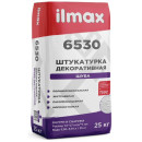 Штукатурка декоративная, фактура "Шуба", белая. ilmax 6530 1мм. 25кг (6530            ) 