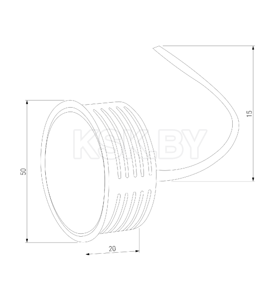 Светодиодный модуль MR16 7W 3000K BMGU1001 ES (a070744) 