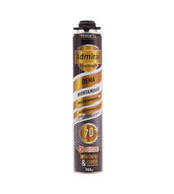 Пена PROF монтажная ADMIRAL PREMIUM GOLD  всесезонная ,  950мл