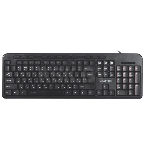 Клавиатура офисная проводная Qumo Opus K64 Q32986 (Q32986) 