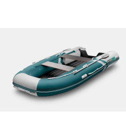 Надувная лодка GLADIATOR E420S морской зеленый-белый (8)