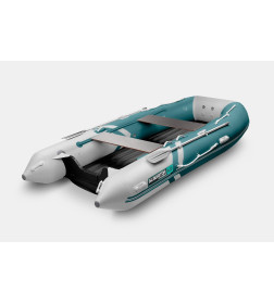 Надувная лодка GLADIATOR E420S морской зеленый-белый (8)