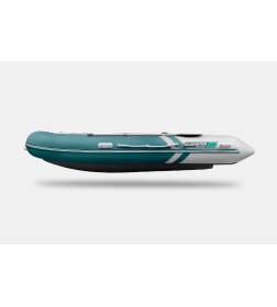 Надувная лодка GLADIATOR E420S морской зеленый-белый (8)